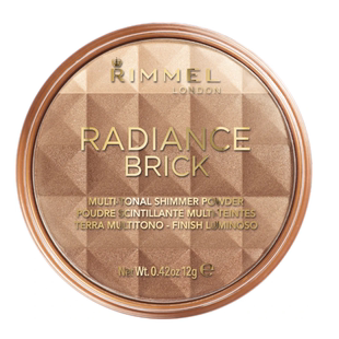Rimmel Radiance Brick古铜带闪修容粉饼