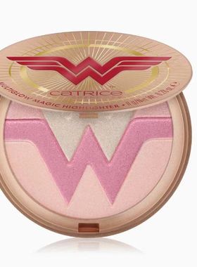 德国Catrice Highlighter Wonder Woman桃红香槟粉色桃色高光粉饼