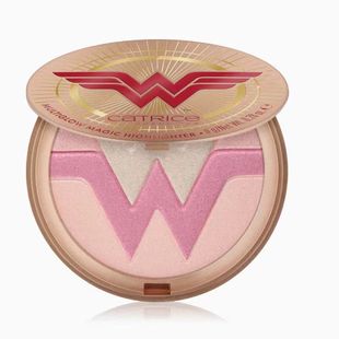 德国Catrice Highlighter Wonder Woman桃红香槟粉色桃色高光粉饼