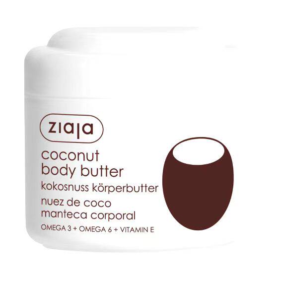代购Ziaja Coconut tápláló vaj a testre 92%天然椰子身体乳