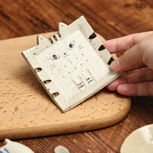 Craftmanhouse手作猫咪豆皿