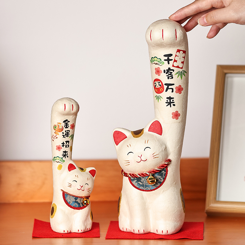 龙虎堂和纸招财招福摆件乔迁礼物