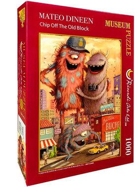 【Ricordi】小怪物系列1000片 可爱解压装饰潮玩装饰