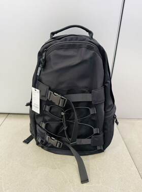 BZYFE4005/4009太平鸟男装冬季新款双肩背包黑拼皮大容量时尚休闲