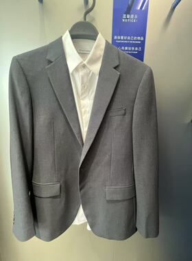 B1BAE3X08/B1GAE3X09 太平鸟男装秋季新款西服套修身结婚礼服上班