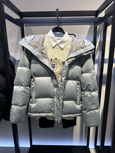 太平鸟男装 短款 2024冬季 时尚 连帽宽松保暖羽绒服潮 新款 B1ACE4304