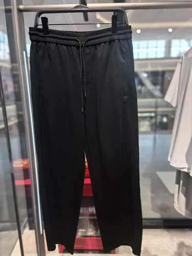 B1GMG2184 太平鸟男装2026年夏季新款黑色宽松直筒松紧腰休闲长裤