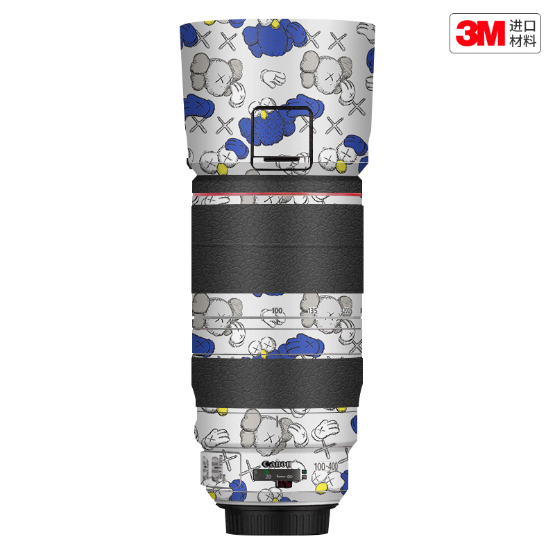 玛彩克 适用于佳能EF100-400二代镜头保护贴膜贴纸卡通国风贴皮3M