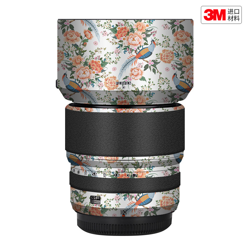 玛彩克 适用于富士GF80 F1.7镜头保护贴膜FUJI GF80贴皮贴纸3M