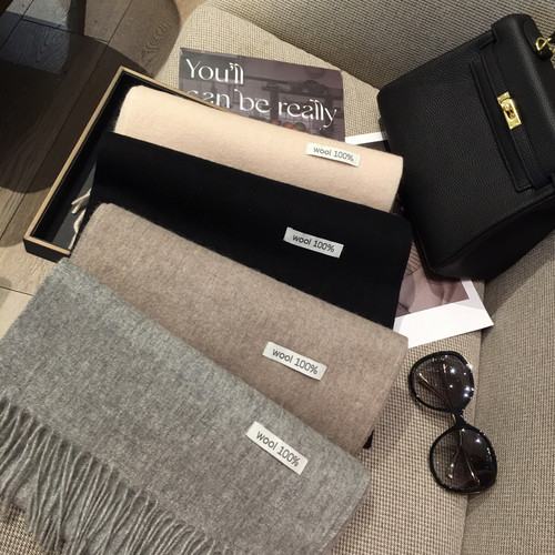 100%WOOL纯羊毛围巾保暖披肩