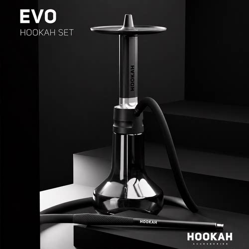 Darkside EVO阿拉伯俄罗斯水烟壶中号单管酒吧ktv大烟雾三代烟壶