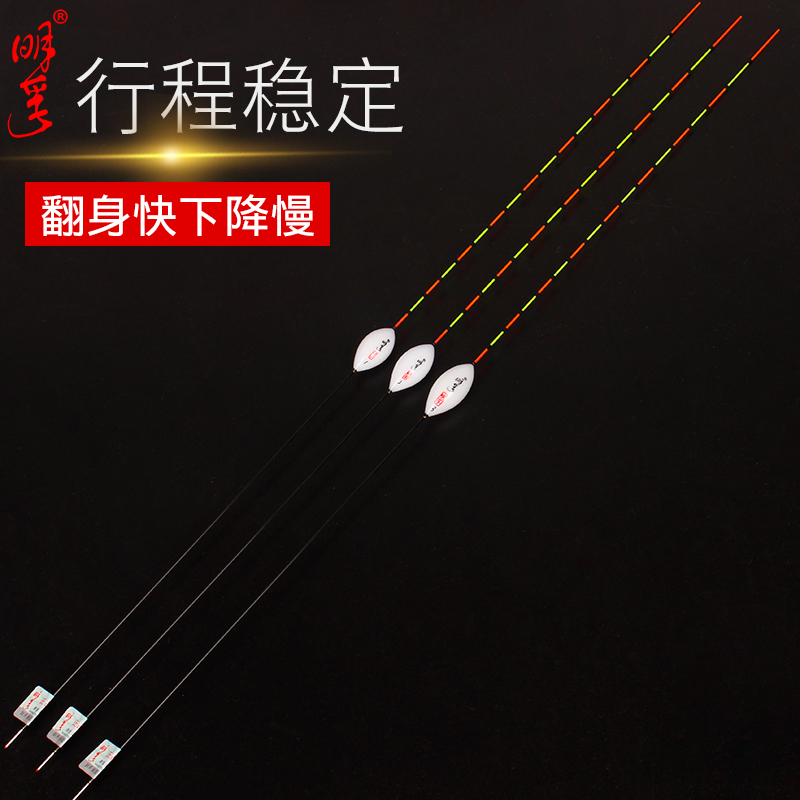 明孚纳米复合硬尾立式醒目鱼漂