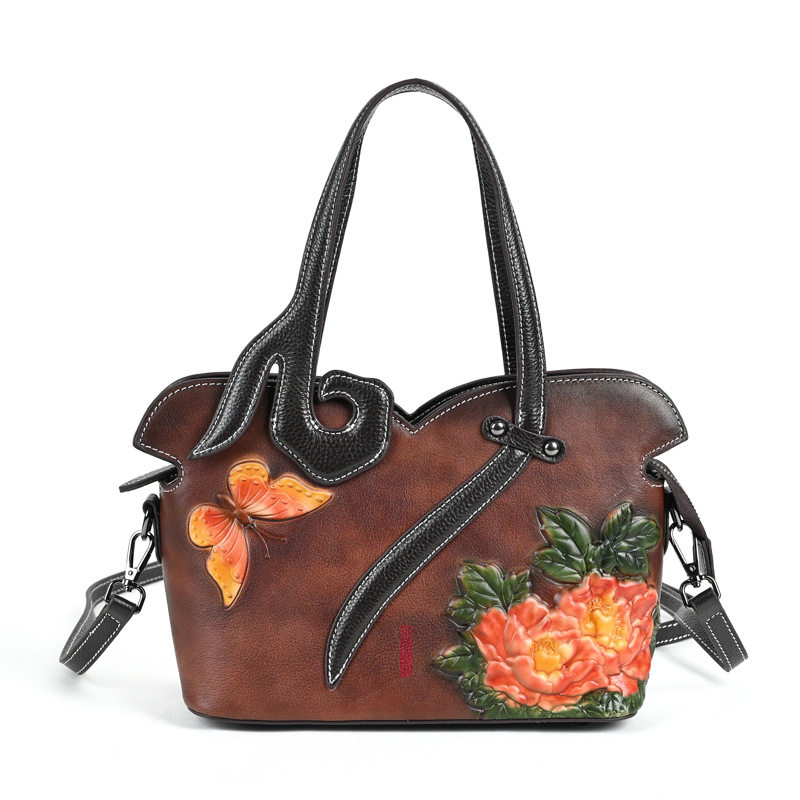 真皮女士手提包复古单肩斜跨包女式旗袍包中国风头层牛皮女包,箱包皮具/热销女包/男包,通用款女包,淘宝优惠券,粉丝福利购,淘宝优惠卷