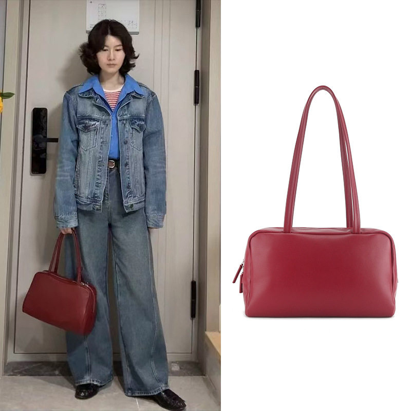 2026新款 row婚庆真皮手提斜挎女包通勤邮差包轻奢小众手提包,箱包皮具/热销女包/男包,通用款女包,淘宝优惠券,粉丝福利购,淘宝优惠卷