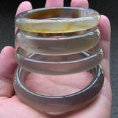 送礼佳品No 瑕疵品 加厚不加宽 原色无优化 天然巴西玛瑙手镯