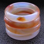 厂家直销No 水润玉髓 加厚不加宽 天然巴西红玛瑙手镯