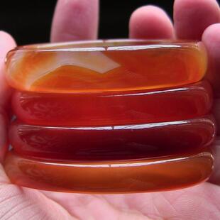 精品瑕疵专区/天然巴西红玛瑙手镯/经典秀细/厂家直销No：50