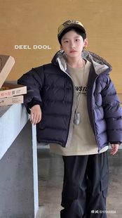 木瓜汁递度2025冬款男女童韩版羽绒服儿童洋气保暖外套上衣541024