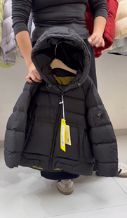 木瓜汁递度2025冬款男女童韩版90白鸭绒儿童羽绒服加厚外套541038