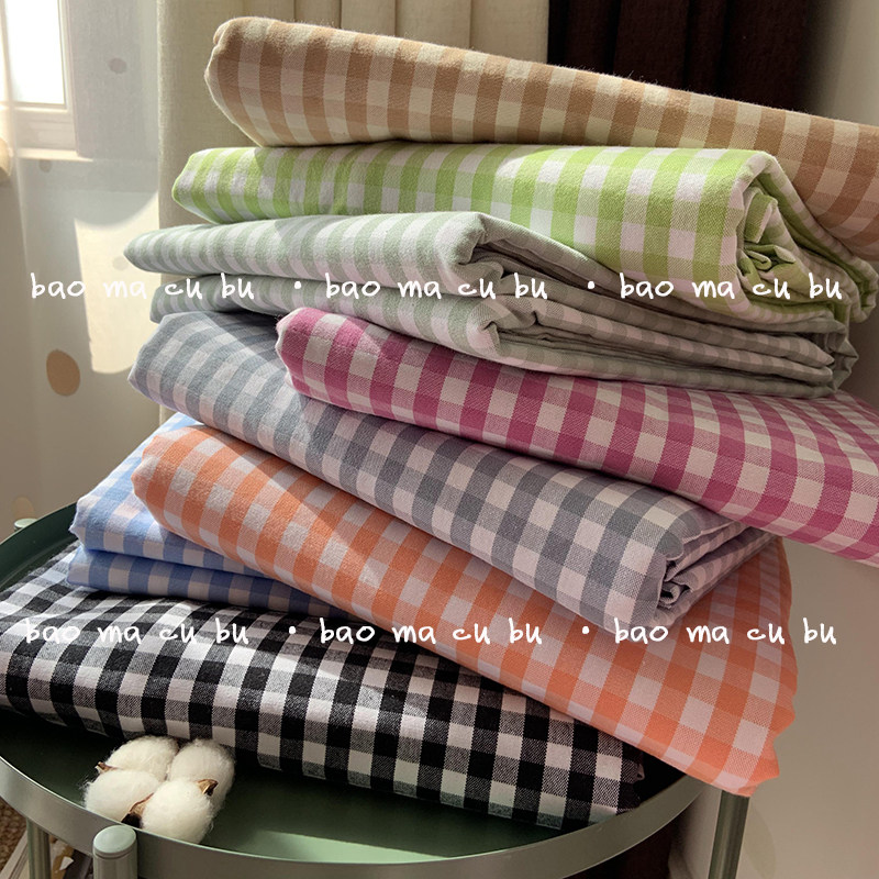 加厚老粗布床单 纯棉独幅无拼接正宗老粗布格子床单枕套双人1.8,床上用品,床单,淘宝优惠券,粉丝福利购,淘宝优惠卷