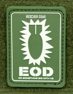 RESCUER-拯救者 EOD章/标/魔术贴章（泥色 绿色 黑色）臂章 正品