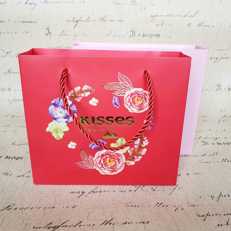 好時結婚喜糖盒手提袋大紅色粉色大號禮品袋禮盒手提袋手拎紙袋在類目 包裝, 紙類包裝, 紙手提袋中 - 來自Buy2taobao.com提供專業的淘寶代購服務