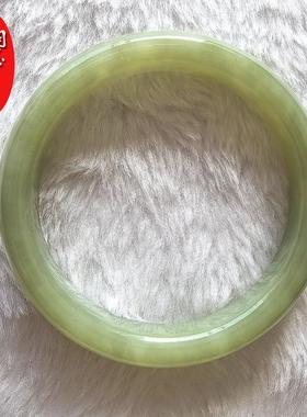 青海料天然和田玉青玉正装手镯