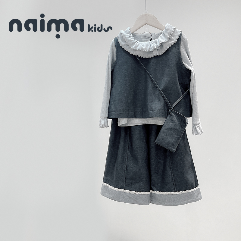 【现货在仓】女童套装2025新款韩版洋气秋季时髦儿童装小女孩牛仔