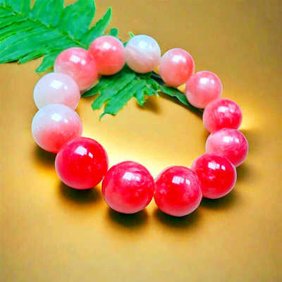 血疗手串血沉宝佛珠自然变色海云母太阳光紫外线珊瑚脂变色龙饰品