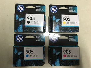 原装惠普905墨盒 HP 905XL 909 6950 6960打印机墨盒 黑彩大容量