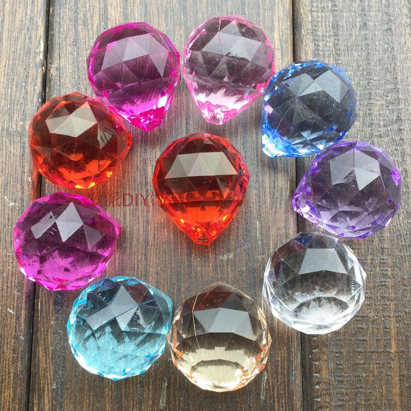 吊坠灯饰球饰品配件亚克力珠帘