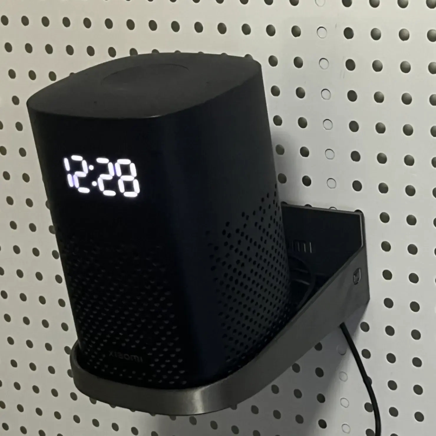 小米小爱音箱支架 适用宜家斯考迪斯洞洞板配件收纳支架 圆孔通用