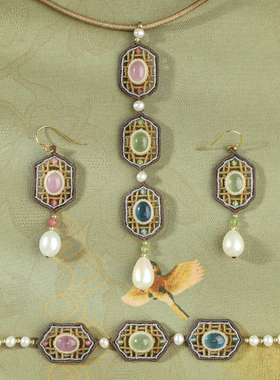 栖石原创中级编绳教程苏韵轩窗编绳手链项链新中式饰品手工编绳首