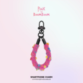 PinKBooM原创独特超好看毛茸茸钥匙扣手机链高级感防丢手腕挂绳女