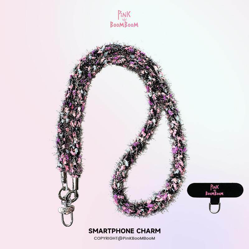 PinKBooM原创超美轻奢毛绒手机挂绳斜挎可背防丢长款手机链女高端,3C数码配件,手机挂件/手机链,淘宝优惠券,粉丝福利购,淘宝优惠卷