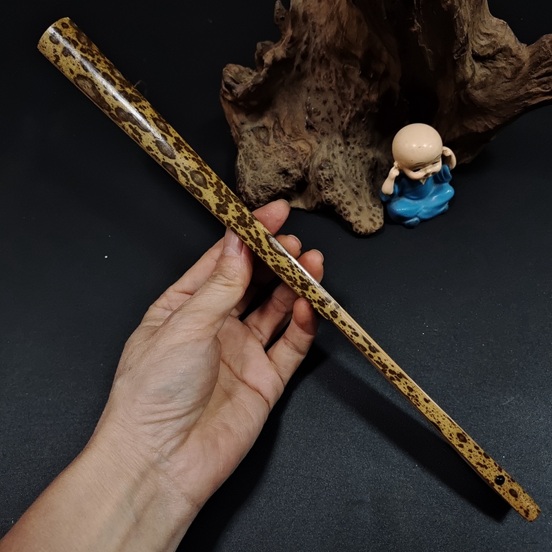 文玩折扇宣纸扇子95寸天然斑竹老蚊帐杆梅鹿扇骨苏工扇面鸡油底