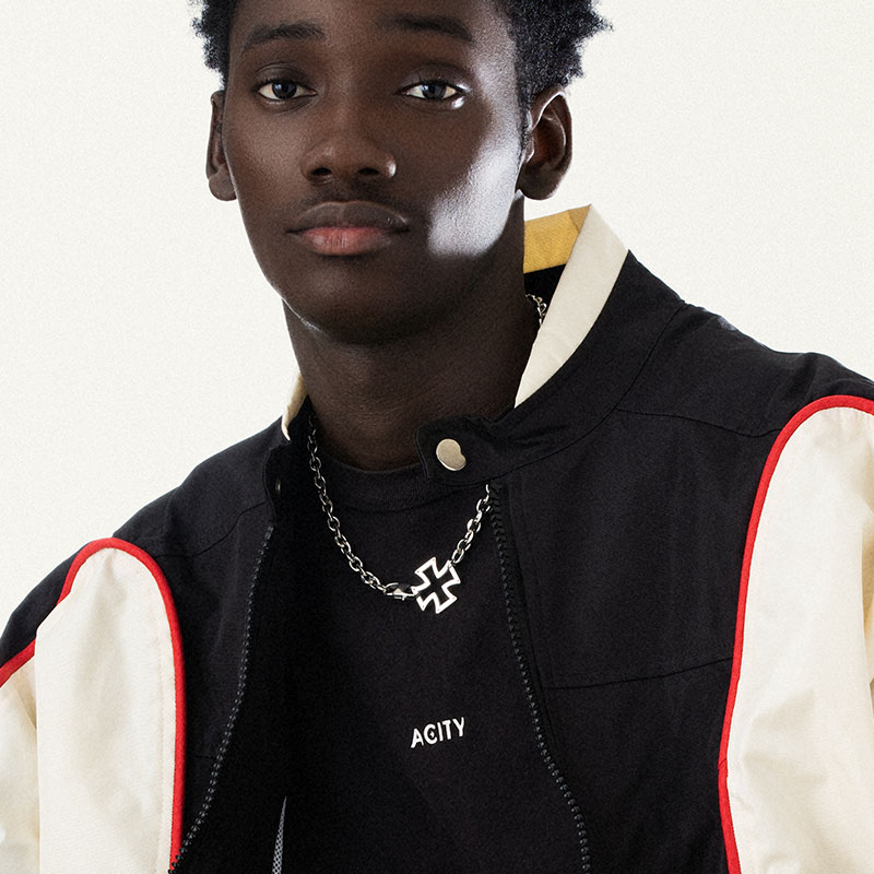 ACITY喜城小众镂空十字架项链