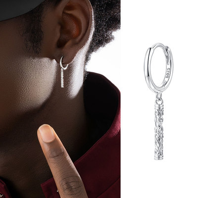 ACITY喜城925纯银祥云金箍棒耳环