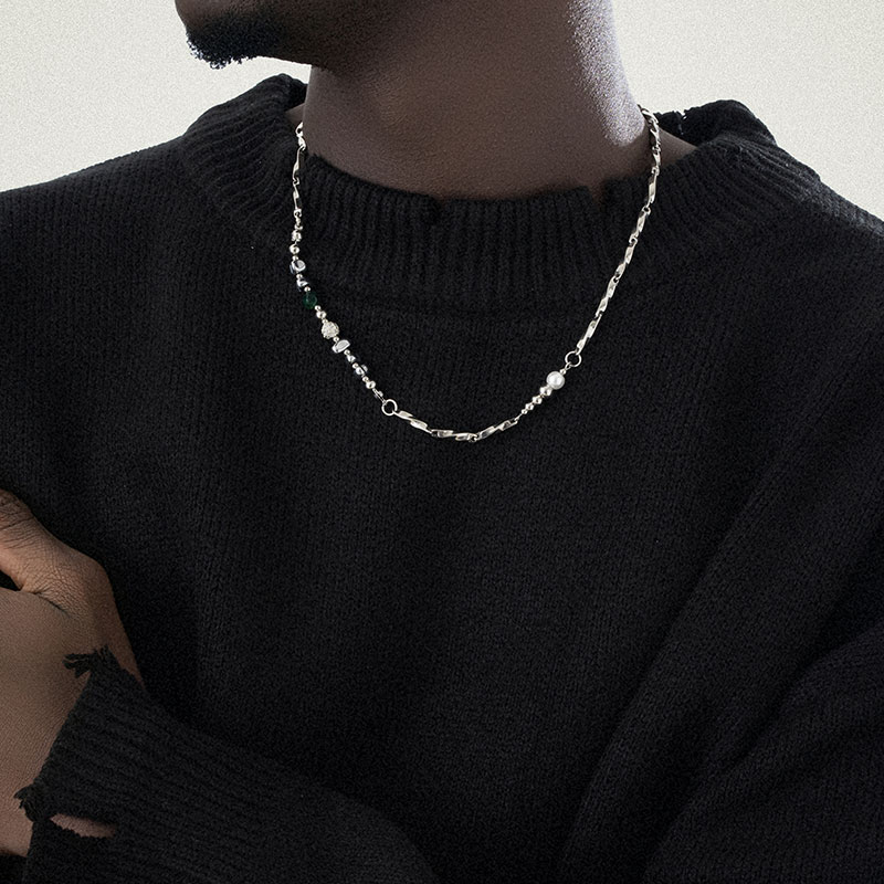 ACITY喜城莫比乌斯拼接珠子项链