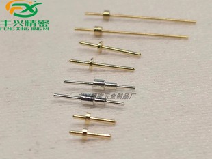 0.6 现货实心圆针0.5 0.8十字针PCB板双台阶插针传感器针定位针