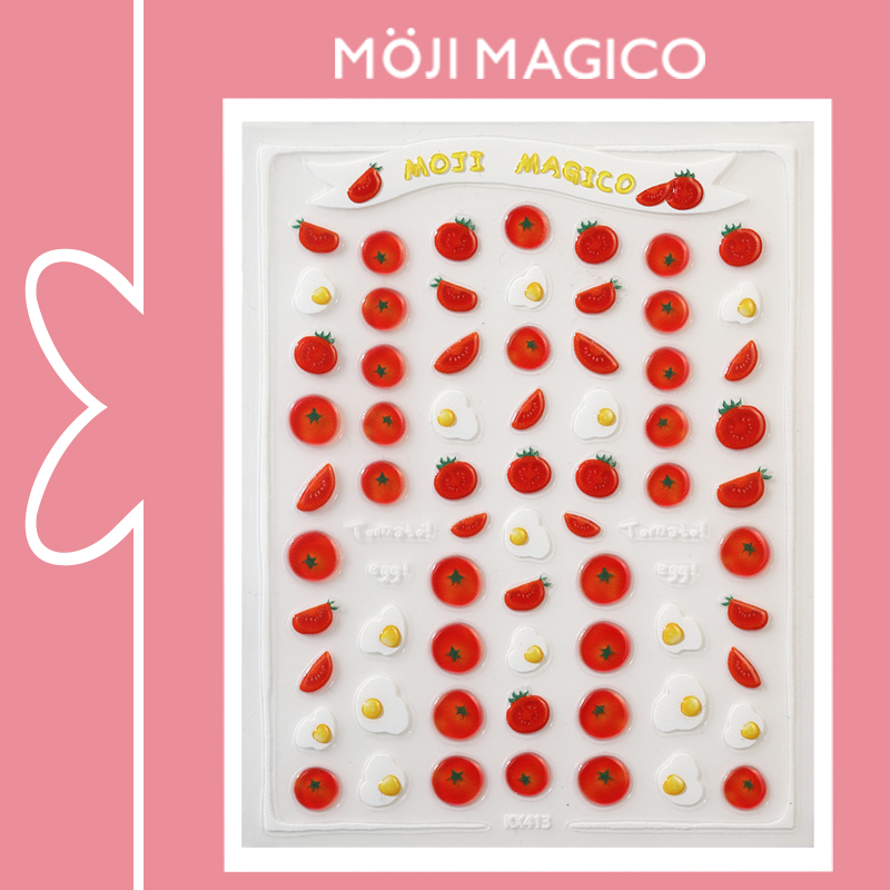 茉季中国美甲贴纸果冻贴纸