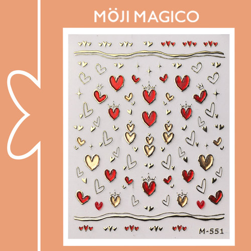 茉季中国美甲贴纸烫金果冻