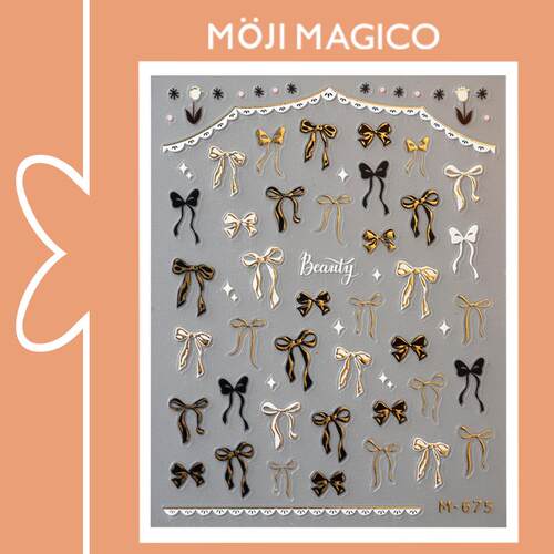 茉季中国美甲贴纸烫金彩金