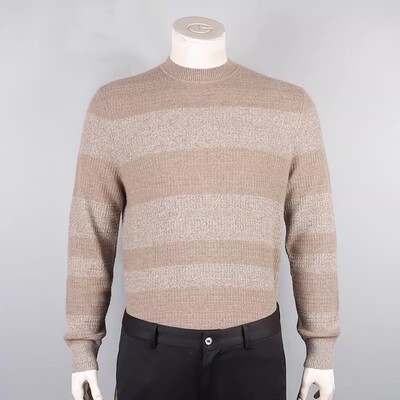 金利来男装羊绒衫 2024新款纯羊绒保暖针织毛衣MHSG41914028-27