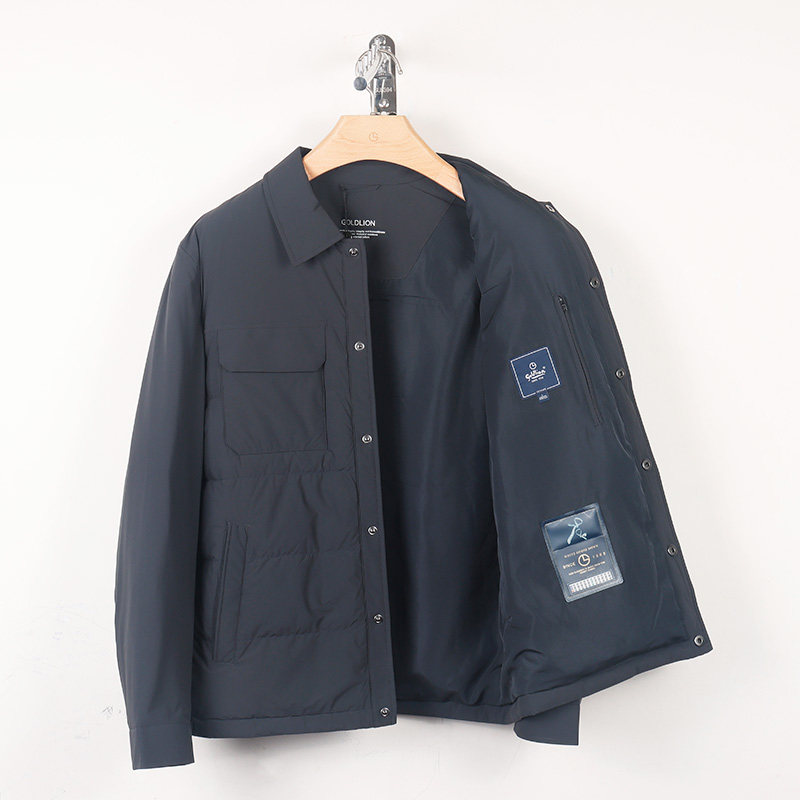 金利来男装羽绒服 冬季薄款白鹅绒外套2023新款MDSF29914210-58