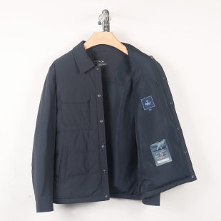金利来男装羽绒服 冬季薄款白鹅绒外套2023新款MDSF29914210-58