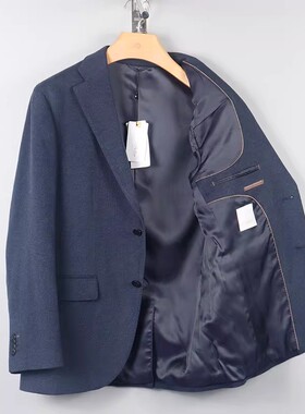 金利来男装西服 2024冬季新款羊毛羊绒单西外套MZDG43013044-65