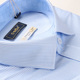蓝色条纹修身 男装 新款 衬衣MSS22221744 衬衫 夏季 金利来短袖