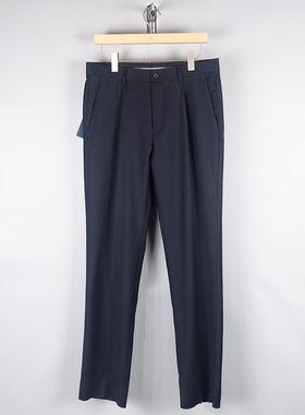 金利来男装 冬季单褶宽松直筒羊毛西裤2023新款MPDF29916222-95