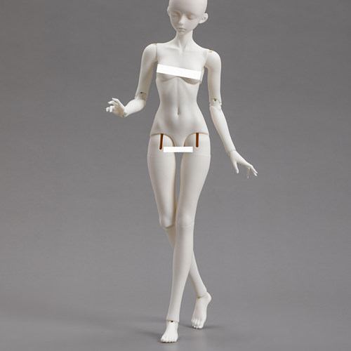 DollZone大四女体42CM雪狐体BJD娃娃4分女体DZ素体bjd官方原创